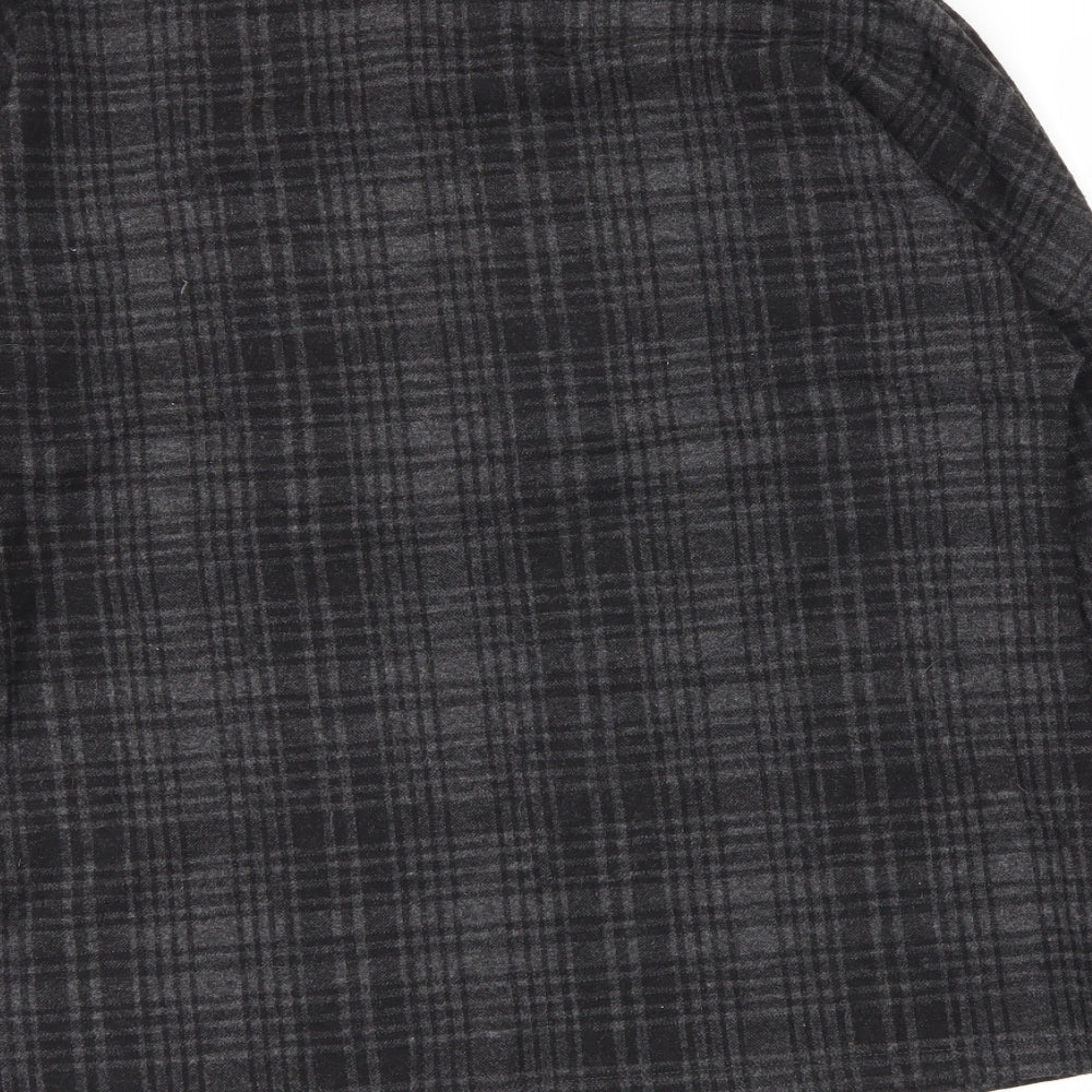 TU Womens Grey Plaid  Shrug Jumper Size 10