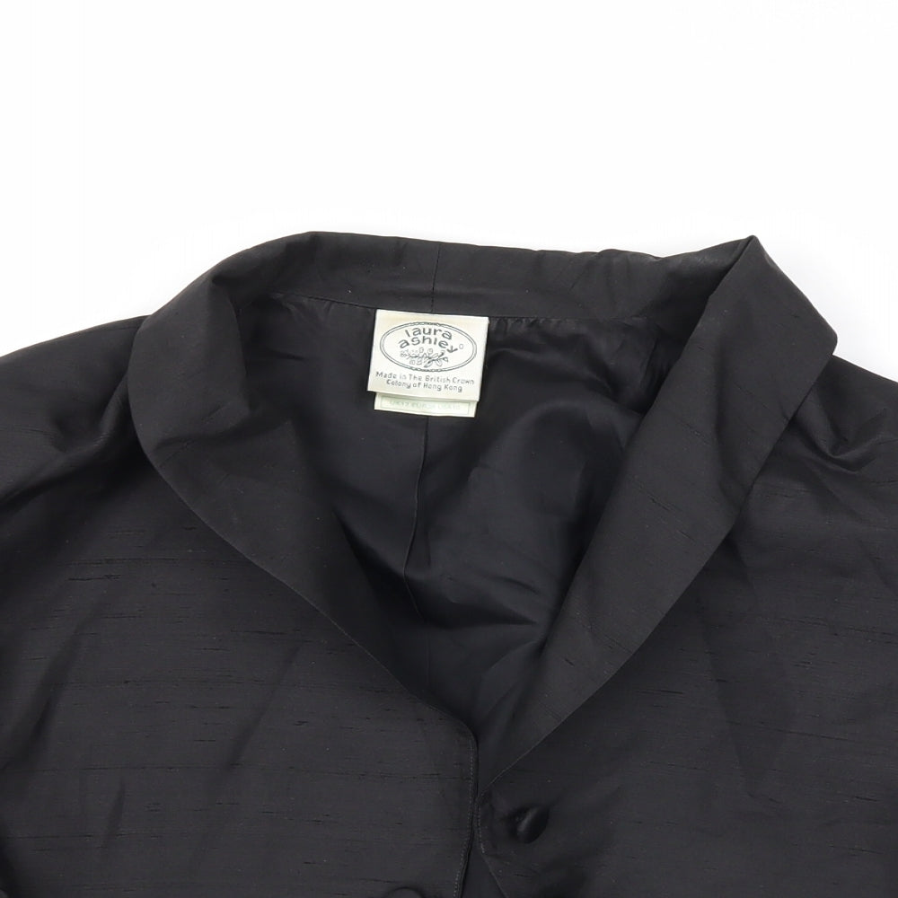 Laura Ashley Womens Black   Jacket Blazer Size 12