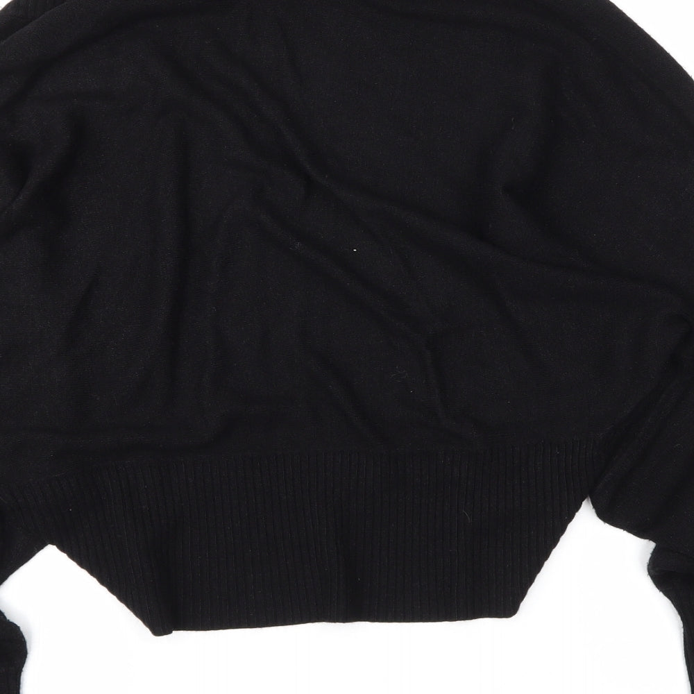 Dorothy Perkins Womens Black   Shrug Jumper Size M