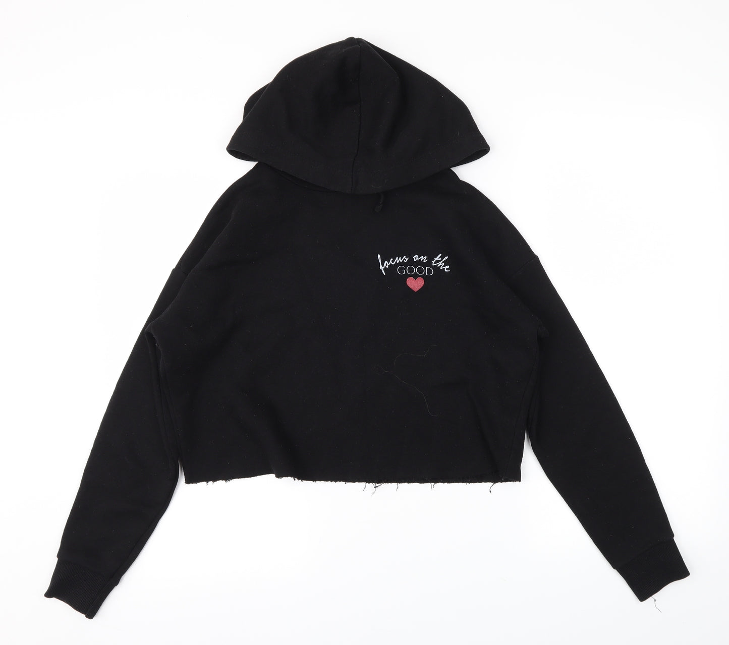 newlook Girls Black   Pullover Hoodie Size 12-13 Years