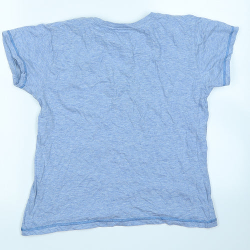 Secret Possessions Womens Blue   Basic T-Shirt Size 12  - Butterfly