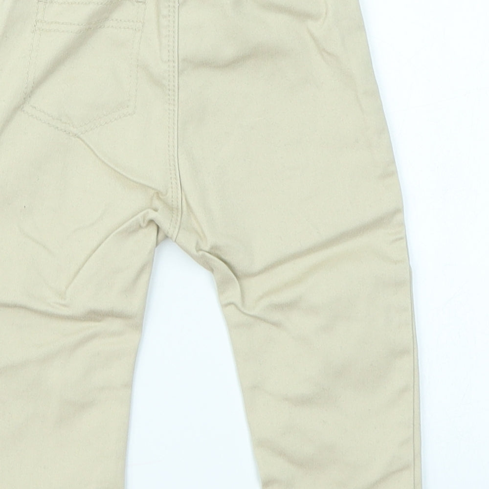 George Boys Beige   Jogger Trousers Size 6-9 Months