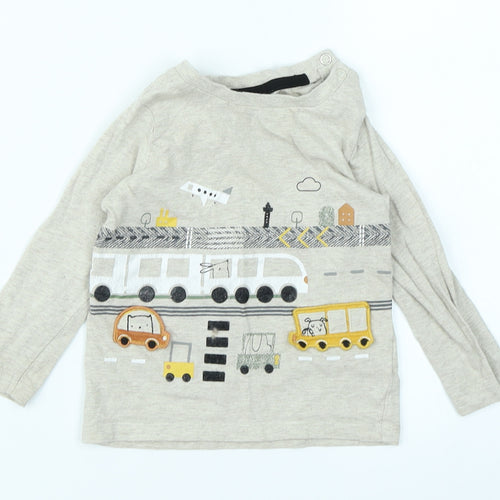 F&F Baby Beige   Basic T-Shirt Size 9-12 Months