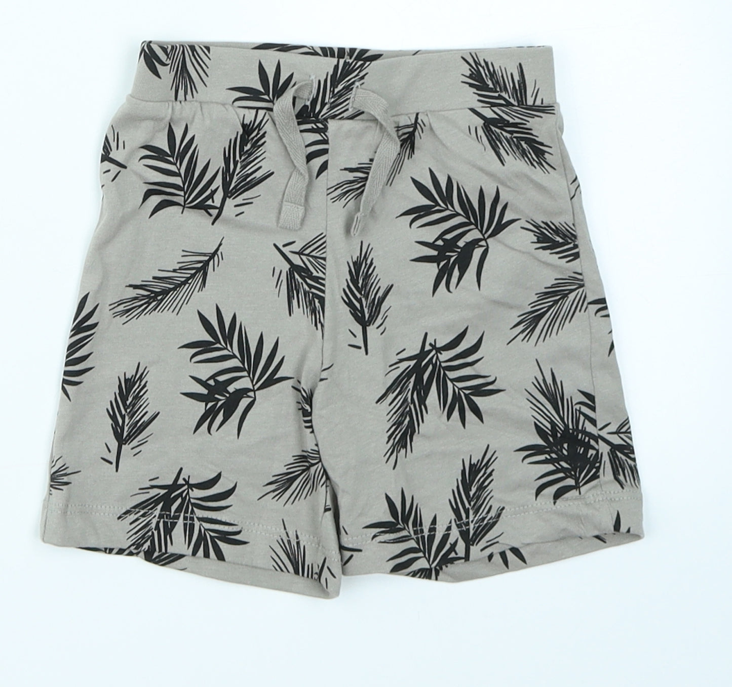 Primark Boys Beige Floral  Capri Trousers Size 9-12 Months