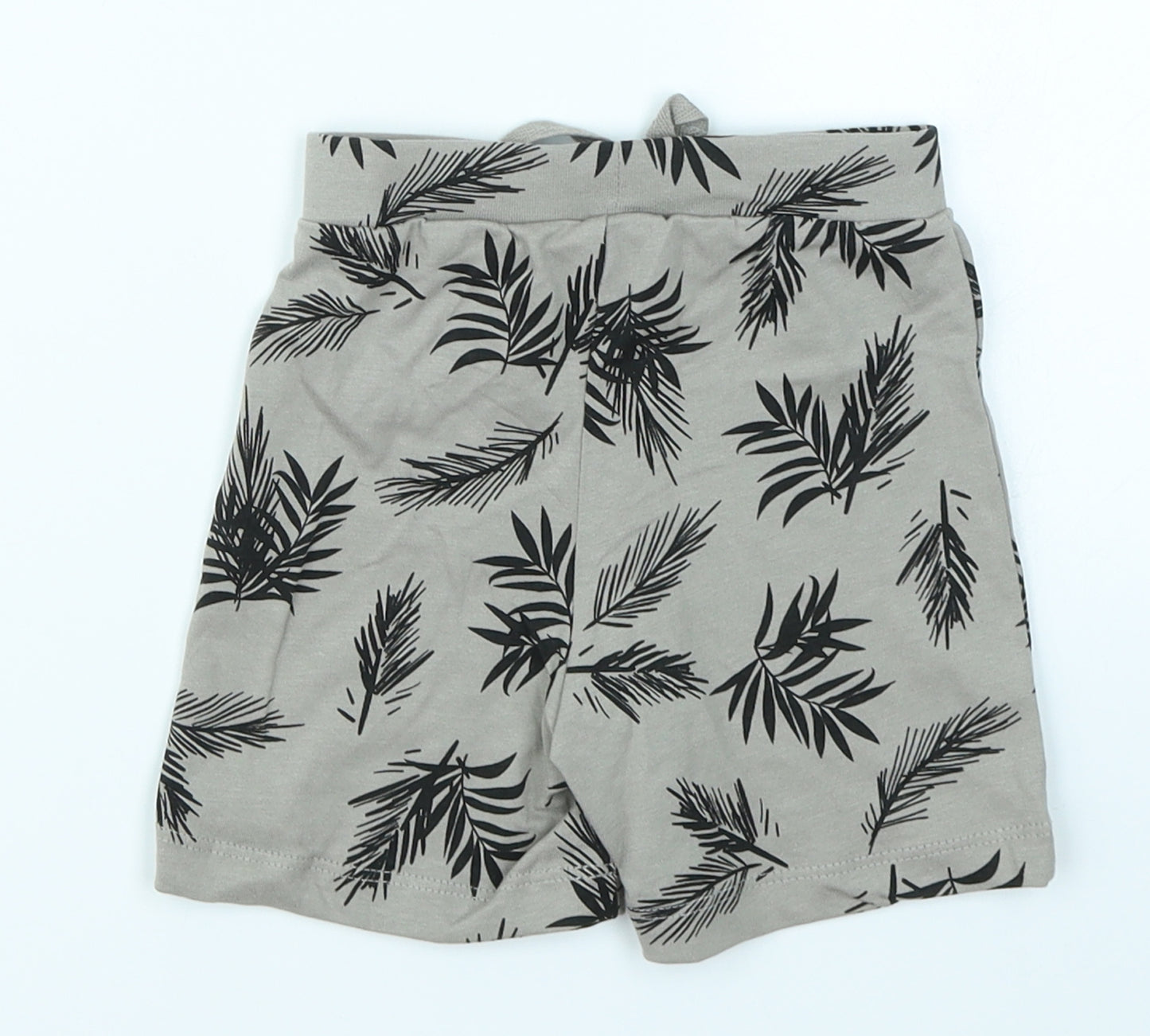Primark Boys Beige Floral  Capri Trousers Size 9-12 Months