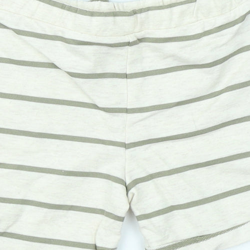 Fred & Flo Boys Beige Striped  Capri Trousers Size 9-12 Months