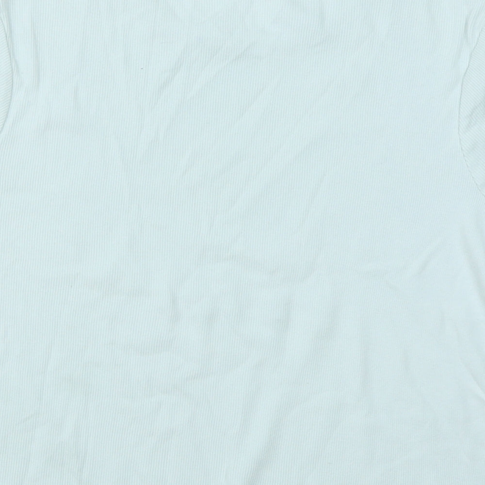 George Womens White   Basic T-Shirt Size 20  - Lettuce Edging