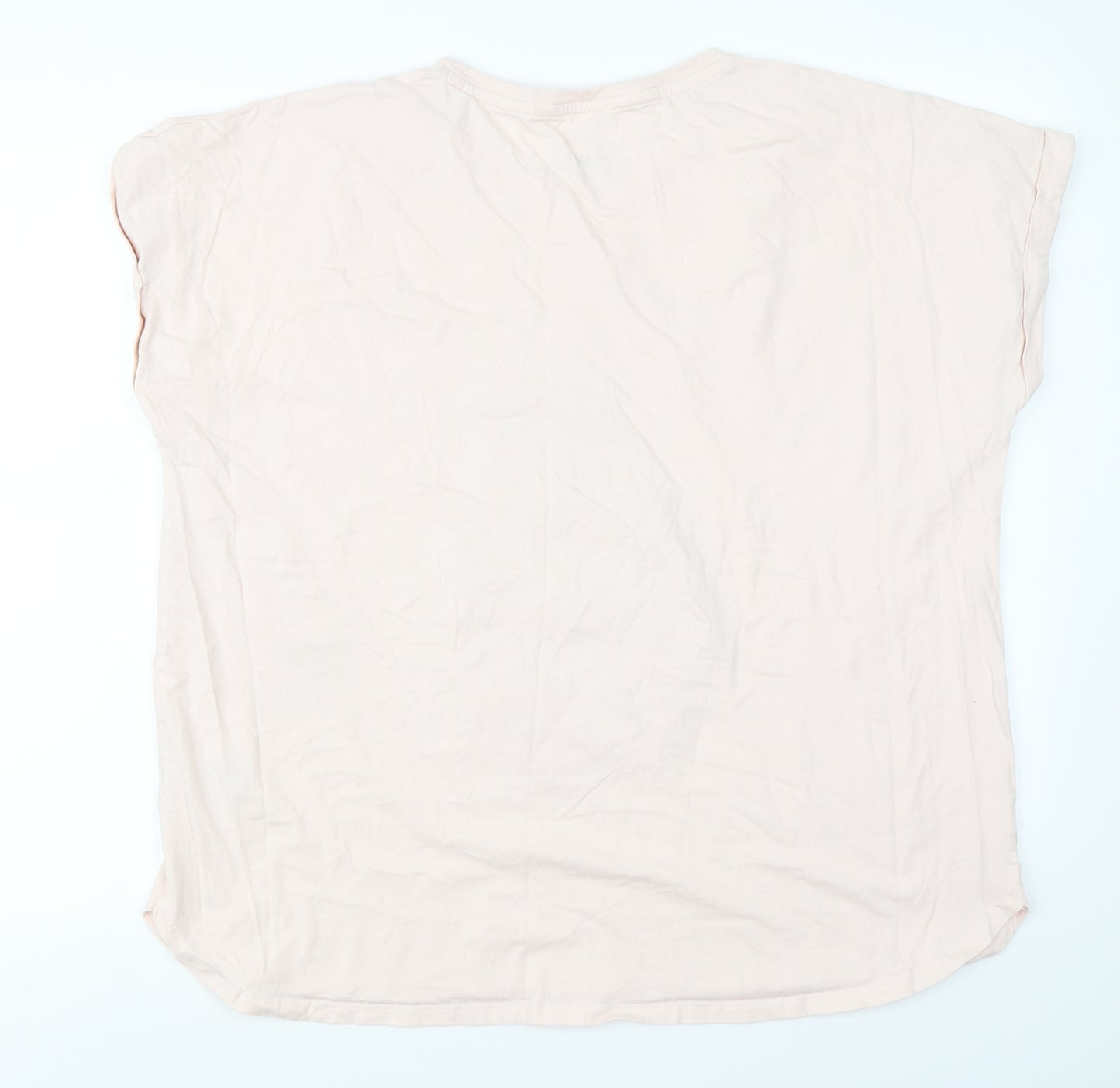 Nutmeg Womens Pink   Basic T-Shirt Size 20