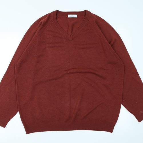 Essentials Mens Brown   Pullover Jumper Size S