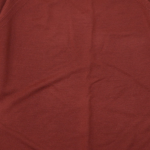 Essentials Mens Brown   Pullover Jumper Size S