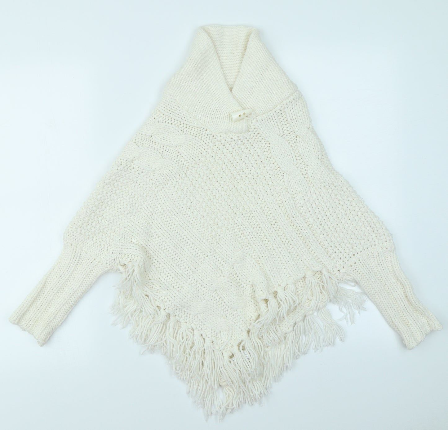 Matalan Girls White  Knit Shrug Jumper Size 8-9 Years