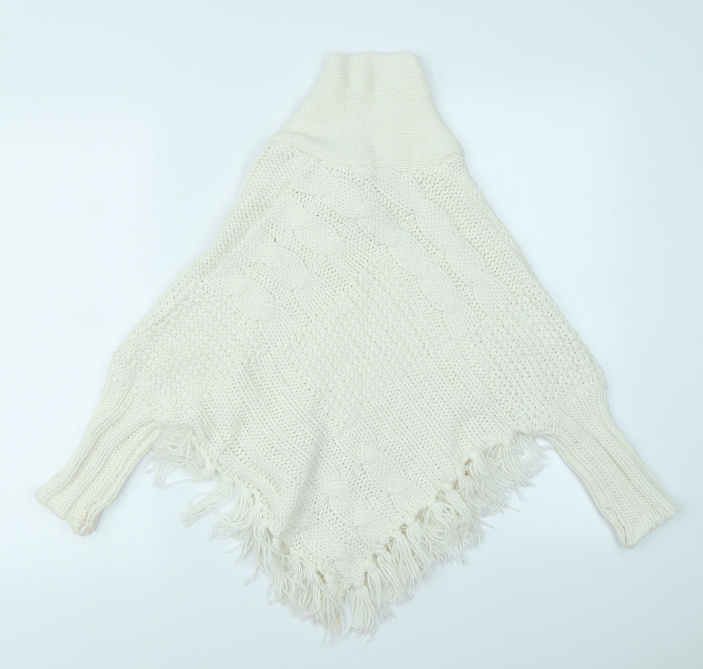 Matalan Girls White  Knit Shrug Jumper Size 8-9 Years