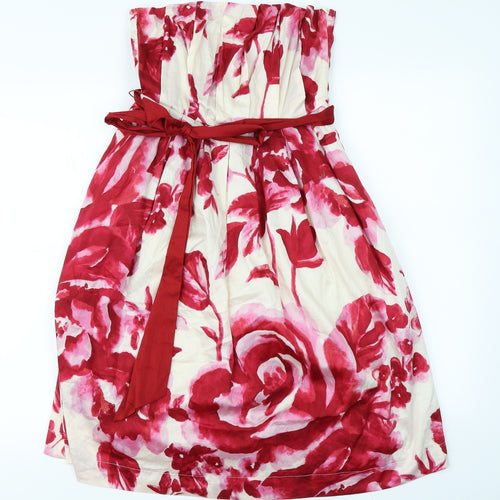 Atmosphere Womens Ivory Floral  Fit & Flare  Size 8