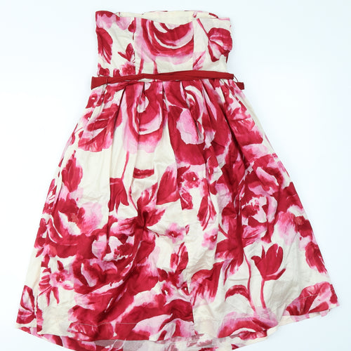 Atmosphere Womens Ivory Floral  Fit & Flare  Size 8