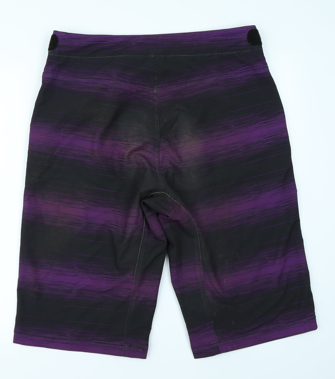 Sombrio Mens Purple Striped  Athletic Shorts Size L
