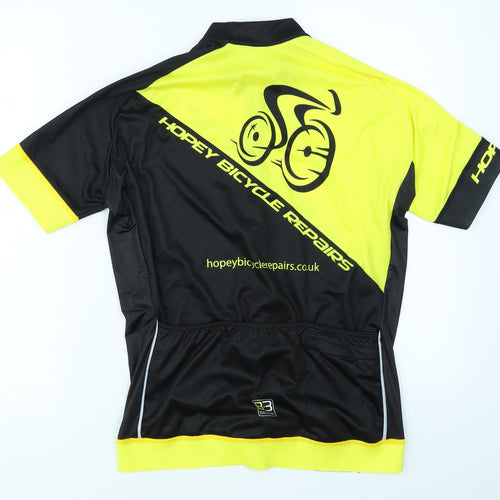 Hopey Mens Yellow   Basic T-Shirt Size L