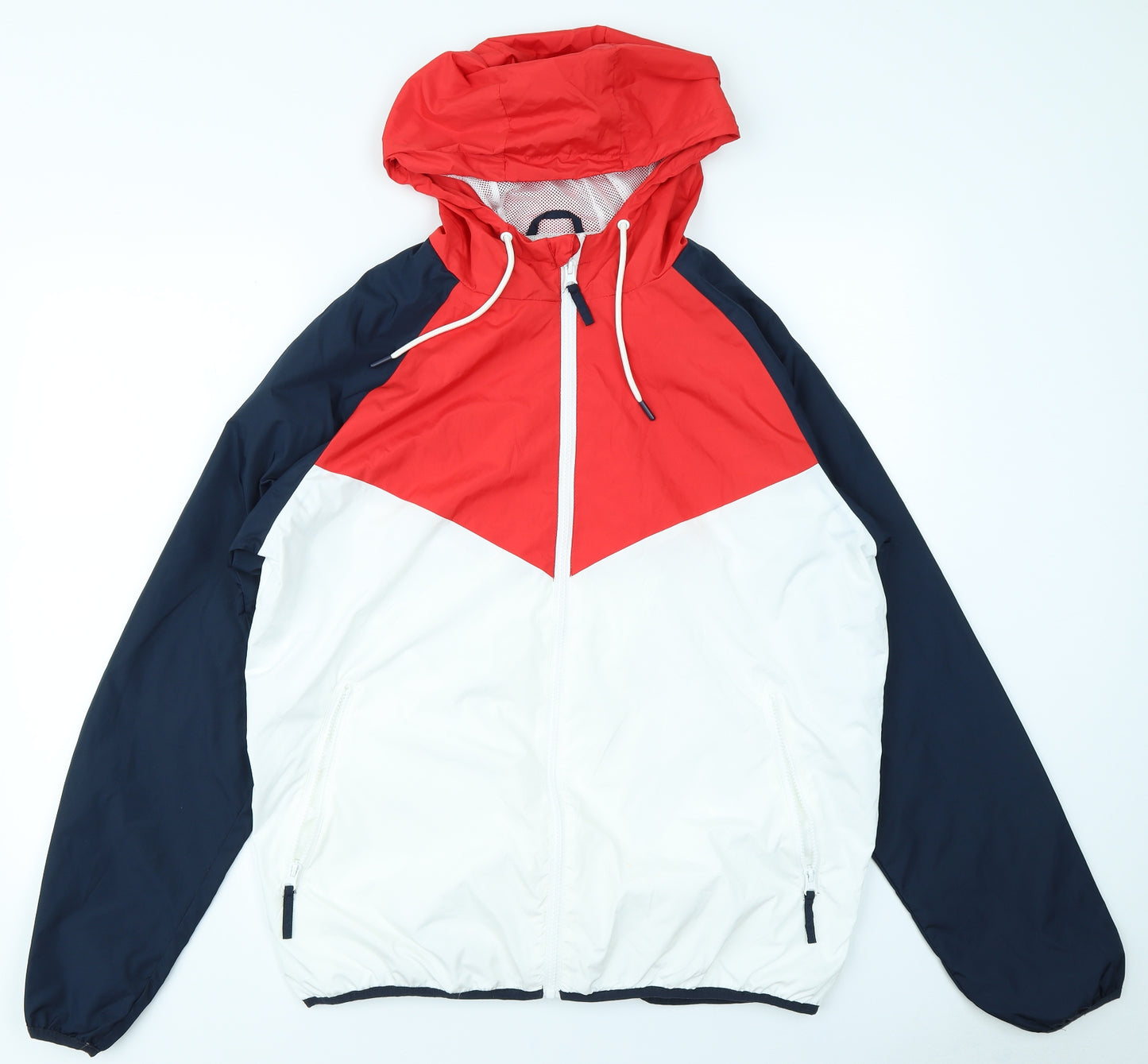 Primark Mens Blue   Windbreaker Jacket Size L