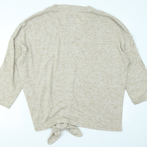 River Island Womens Beige   Basic T-Shirt Size S