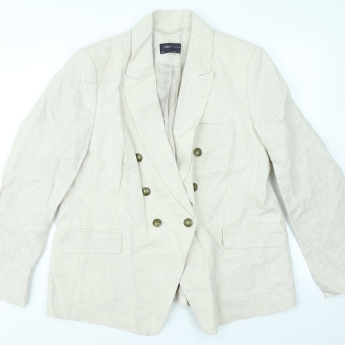 M&S Collection Womens Ivory   Jacket Blazer Size 16