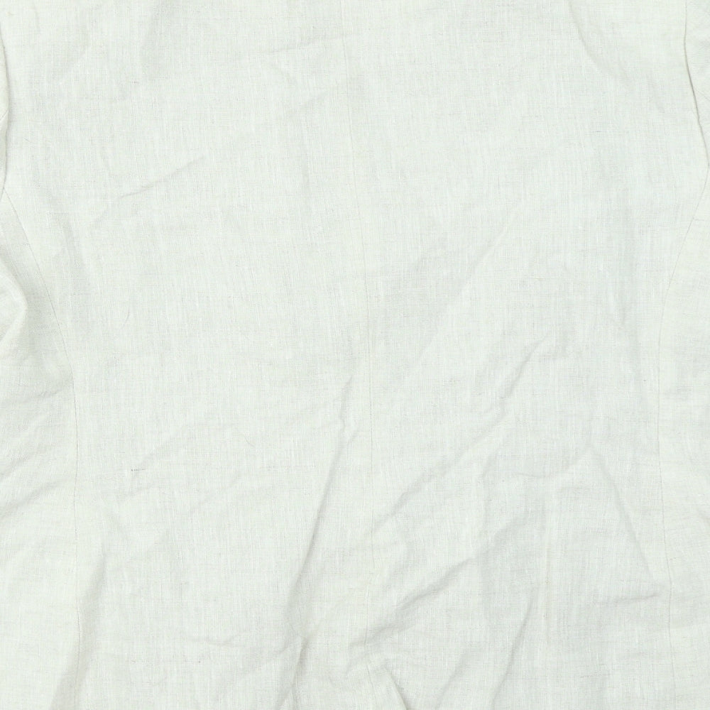 M&S Collection Womens Ivory   Jacket Blazer Size 16