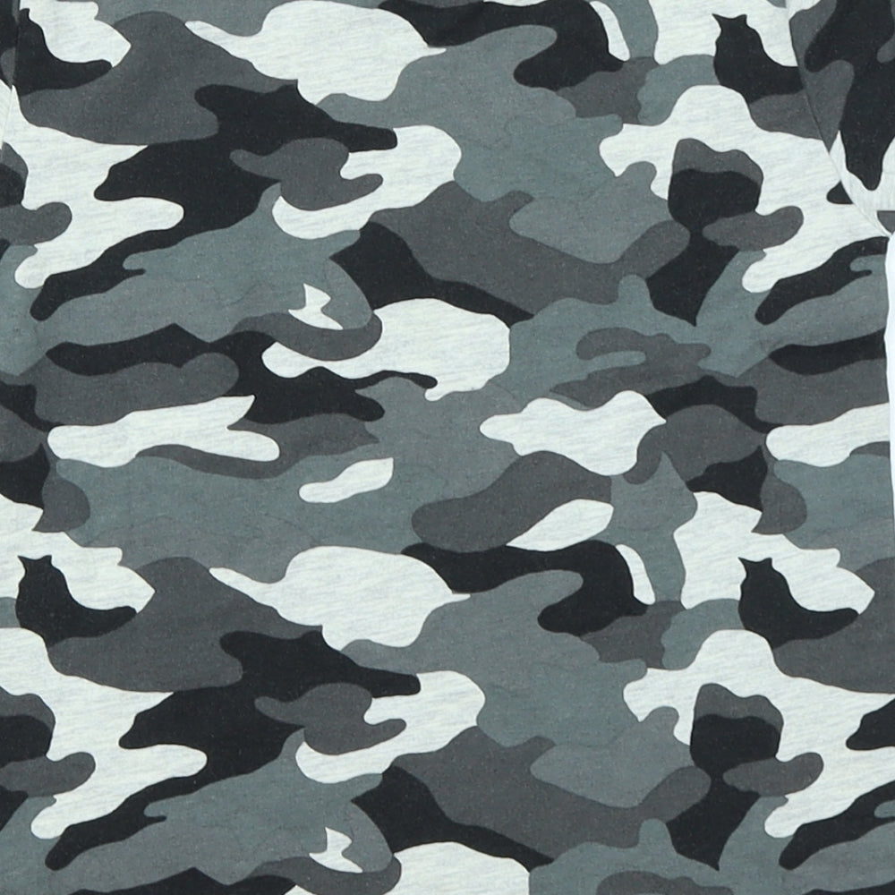 NEXT Boys Grey Camouflage  Basic T-Shirt Size 4-5 Years