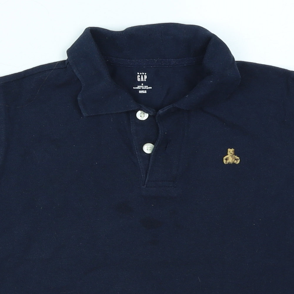 Baby GAP Boys Blue   Basic Polo Size 5 Years