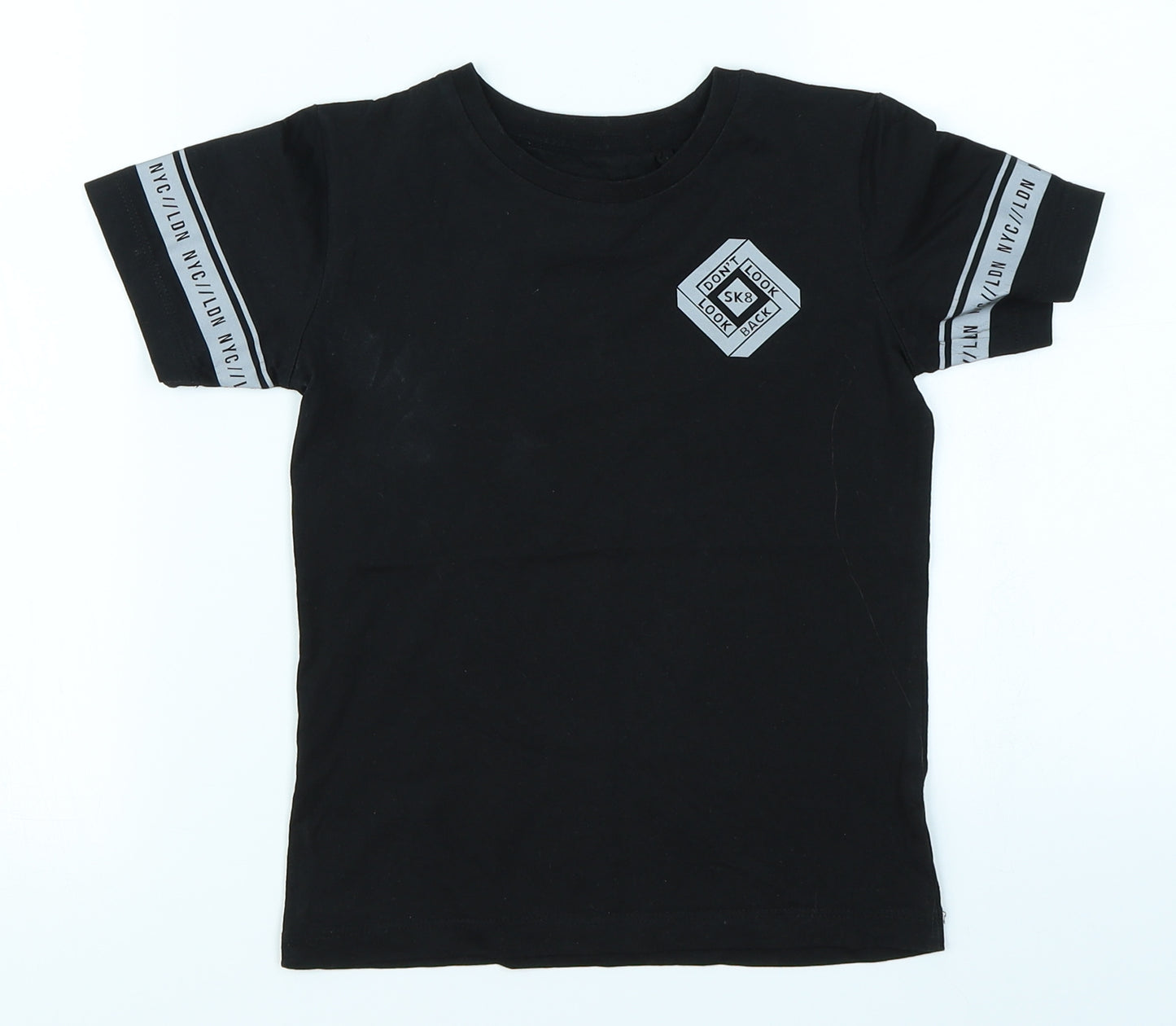 TU Boys Black   Basic T-Shirt Size 4 Years