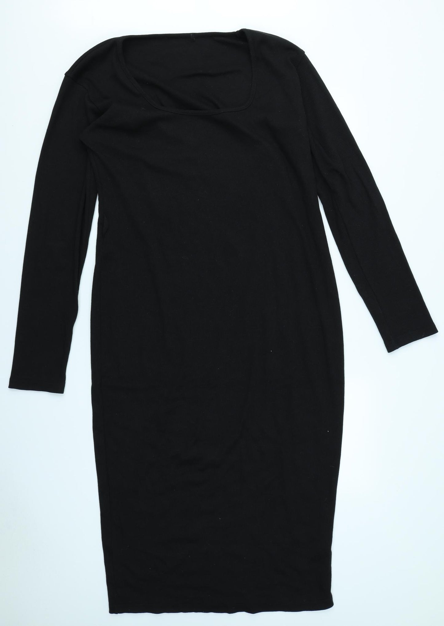 Missguided Womens Black  Knit Bodycon  Size 20
