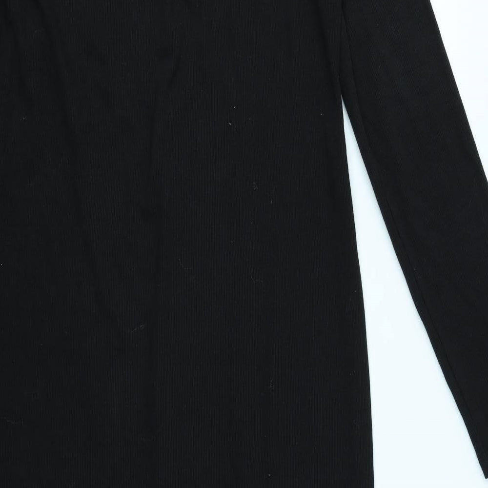 Missguided Womens Black  Knit Bodycon  Size 20