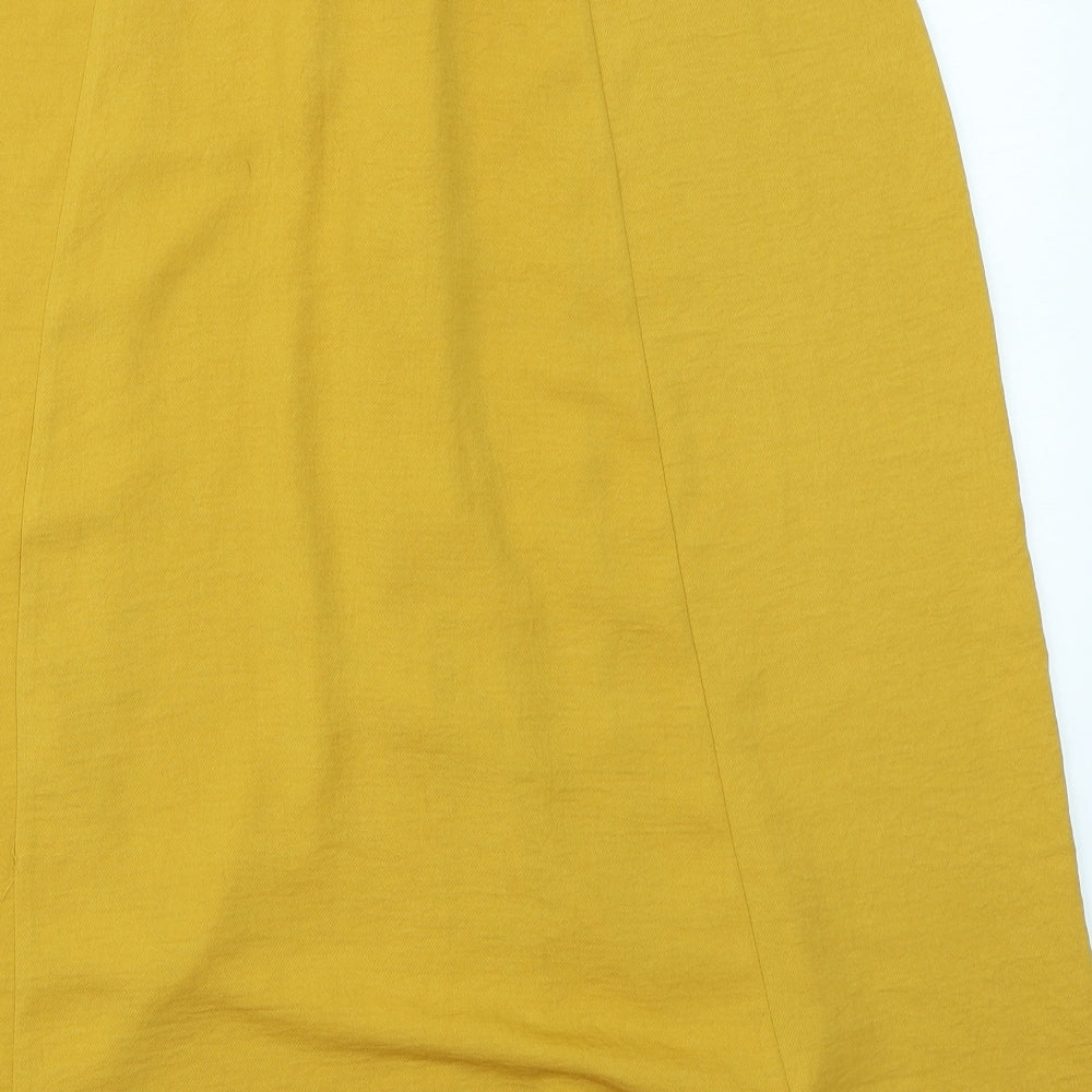 Primark Womens Yellow   A-Line Skirt Size 20