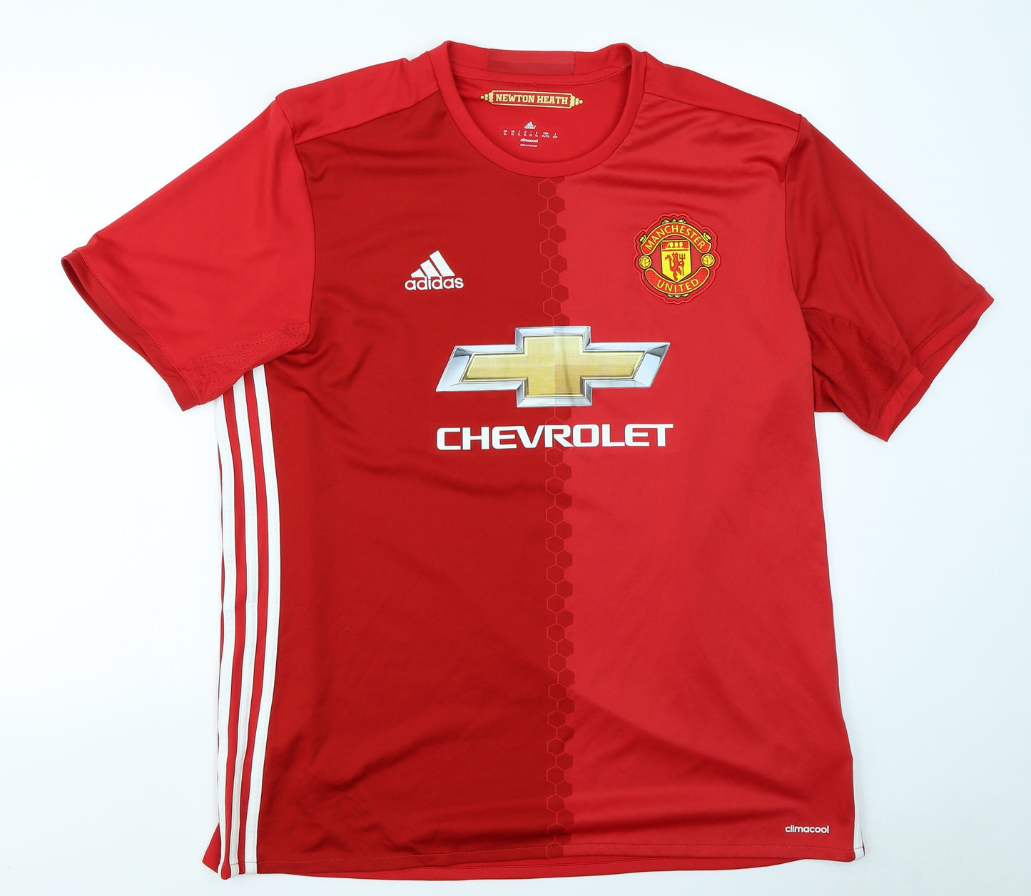 adidas Mens Red   Basic T-Shirt Size XL  - Manchester United