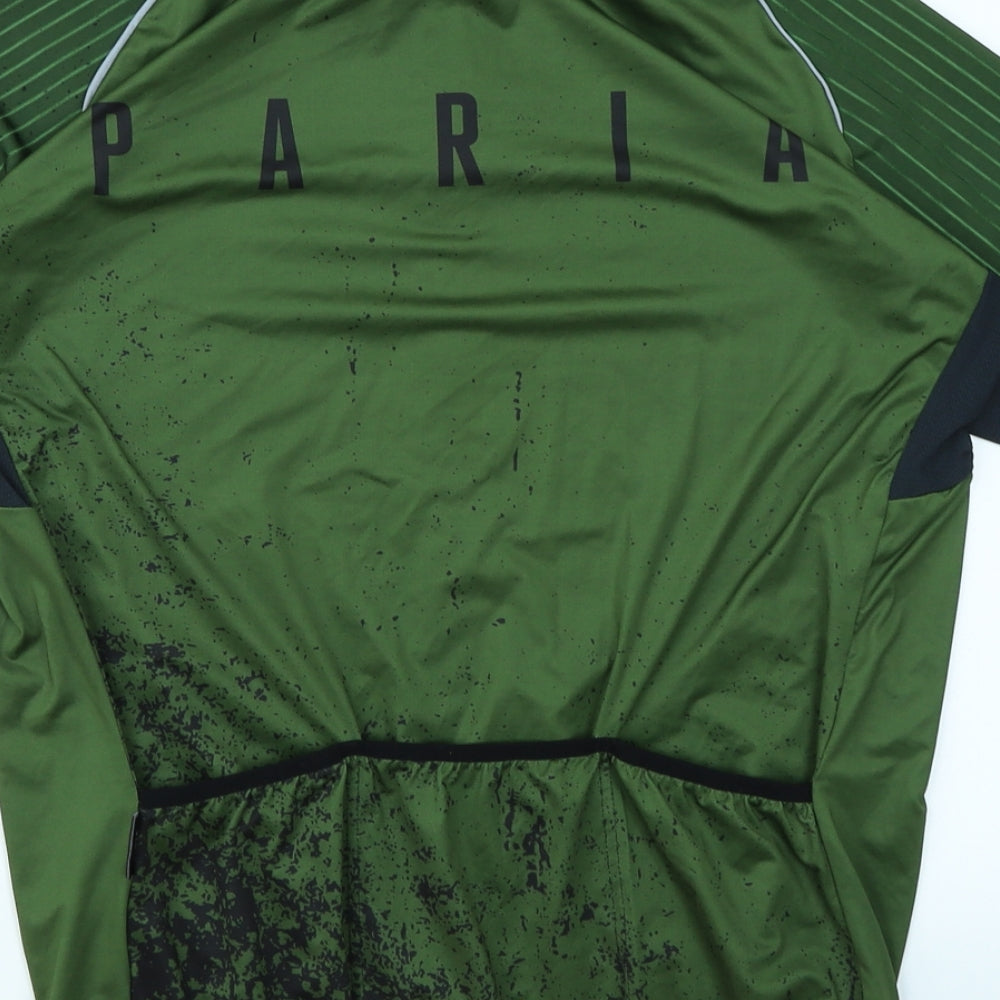 Paria Womens Green   Basic T-Shirt Size L