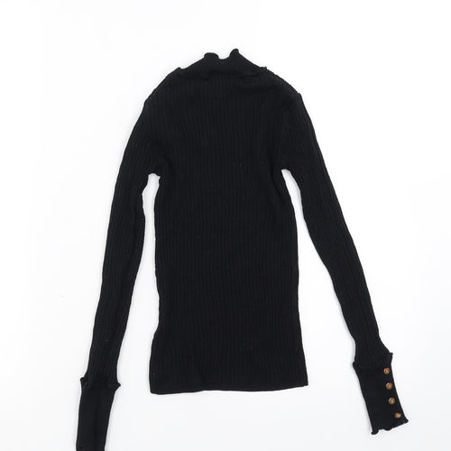 Topshop Womens Black   Pullover Jumper Size 8