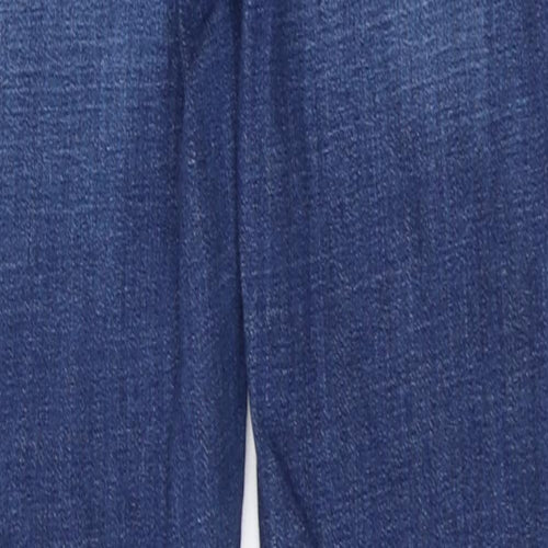 Topshop Womens Blue  Denim Skinny Jeans Size 26 in L29 in - Distressed