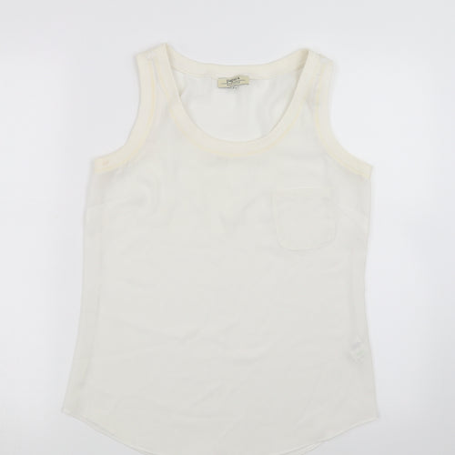 Papaya Womens Ivory   Basic Blouse Size 8