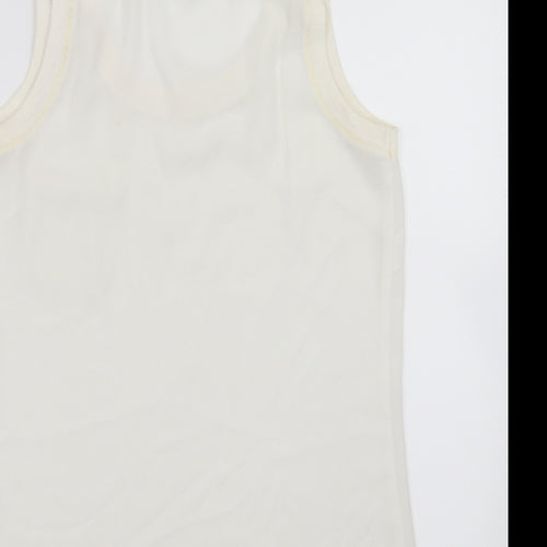 Papaya Womens Ivory   Basic Blouse Size 8