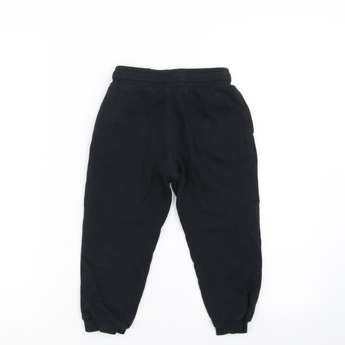 George Boys Black   Jogger Trousers Size 3-4 Years - car