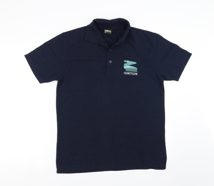 RTX Mens Blue    Polo Size M
