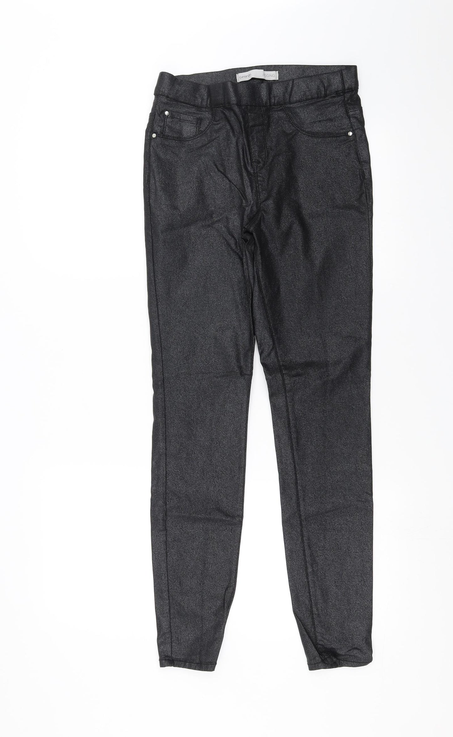 George Womens Black   Jegging Jeans Size 12 L28 in - glittery
