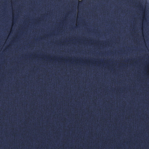 li li womens clothing Womens Blue   Basic Blouse Size 3XL