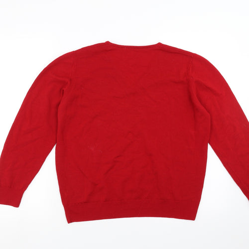 Preworn Womens Red   Pullover Jumper Size 12