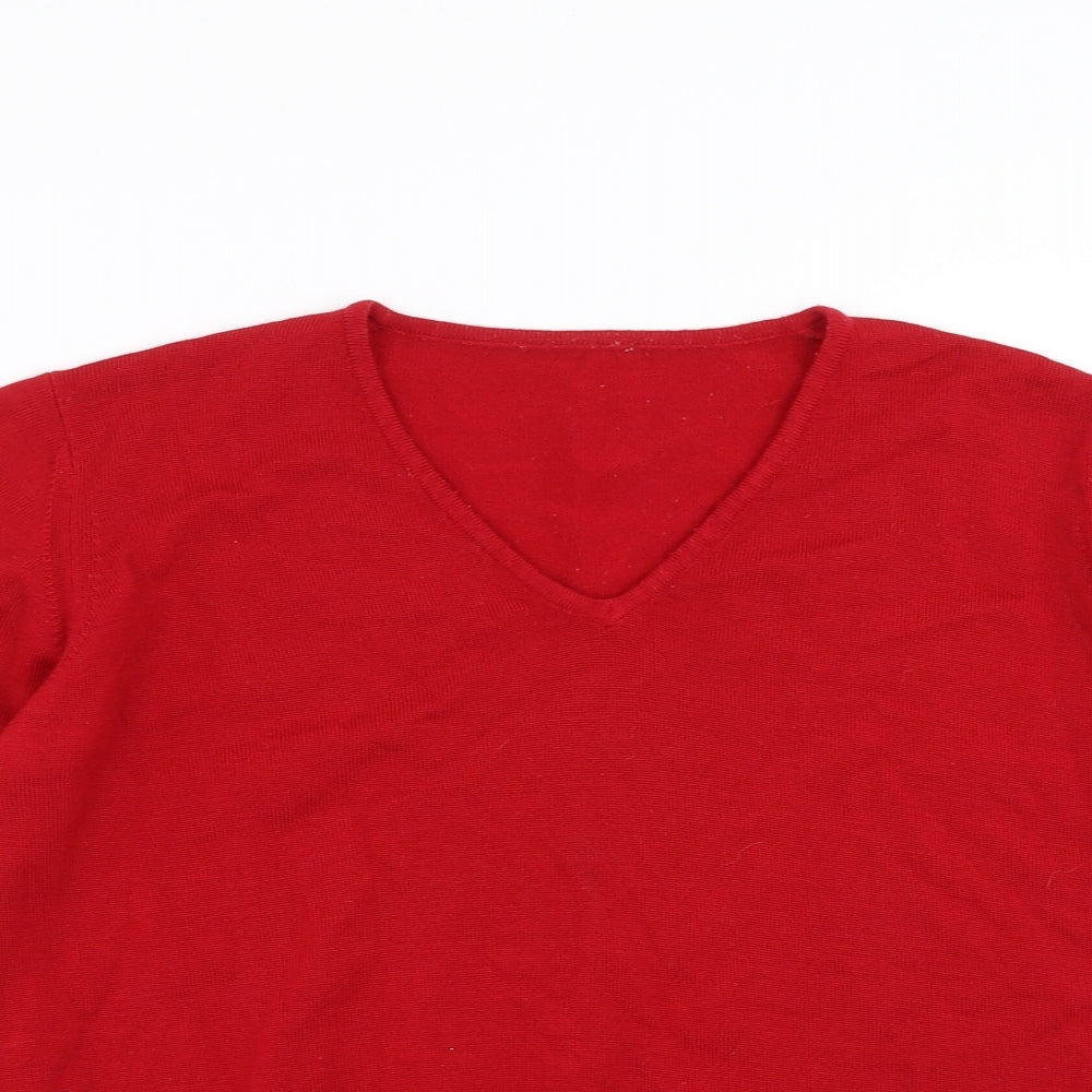 Preworn Womens Red   Pullover Jumper Size 12