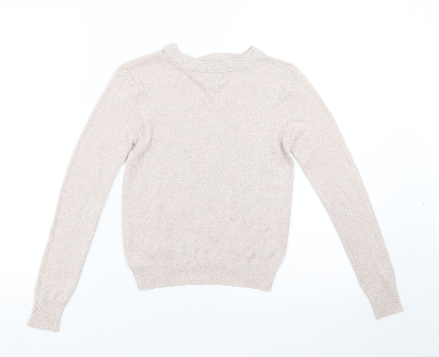 River Island Girls Pink   Pullover Jumper Size 9-10 Years  - glittery