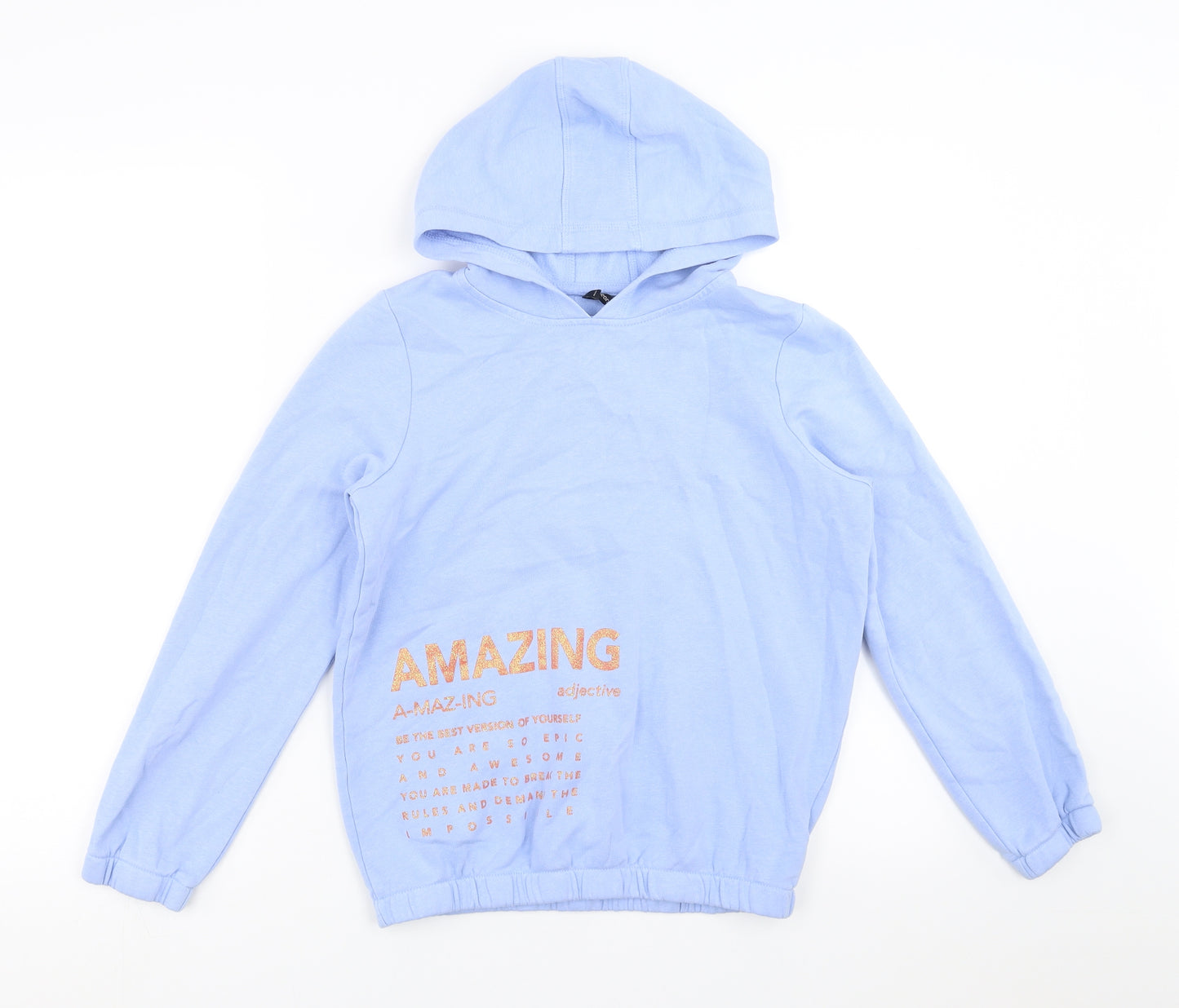 George Girls Blue   Pullover Hoodie Size 11-12 Years  - amazing