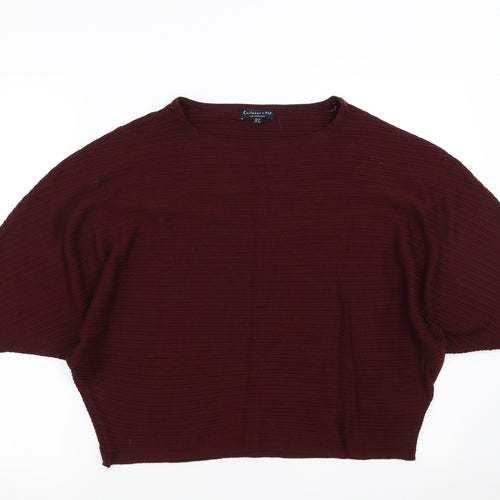 F&F Womens Red   Pullover Jumper Size 10