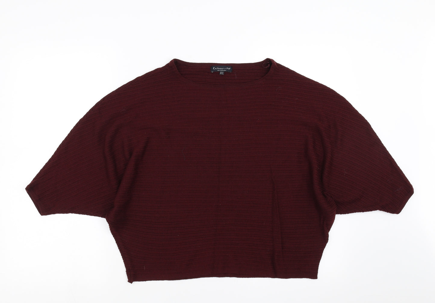 F&F Womens Red   Pullover Jumper Size 10