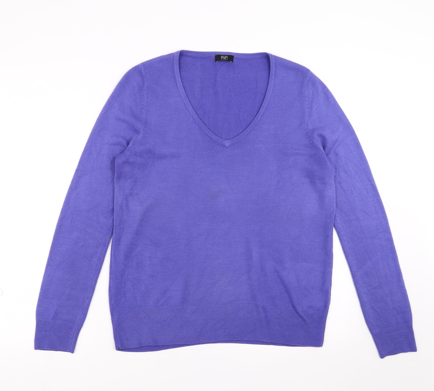 F&F Womens Purple   Pullover Jumper Size 16