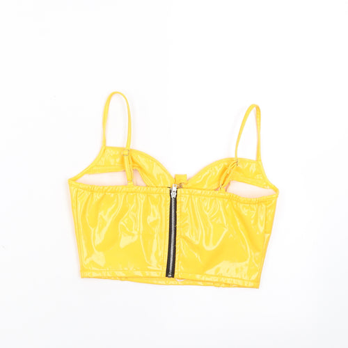 Nanana Womens Yellow   Camisole Blouse Size 6  - bra top