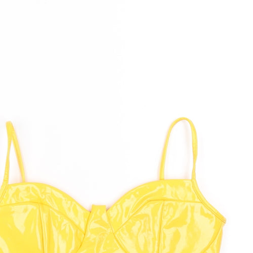 Nanana Womens Yellow   Camisole Blouse Size 6  - bra top