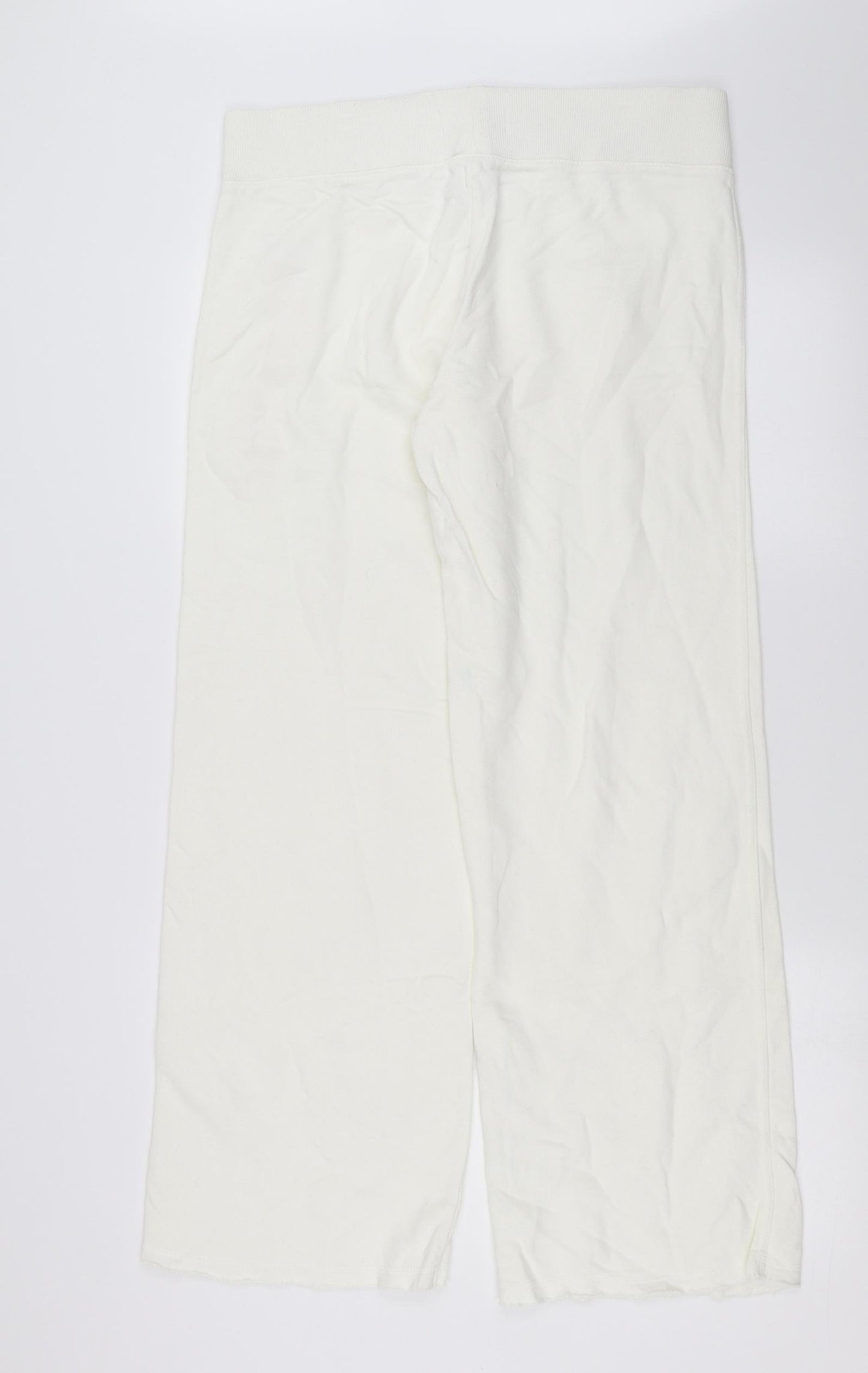 NEXT Womens White   Jogger Trousers Size 14 L30 in